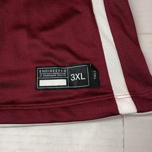 Nike Dri-FIT Stock Reversible Practice Basketball Jersey Women's 3XLT Maroon - Picture 3 of 8